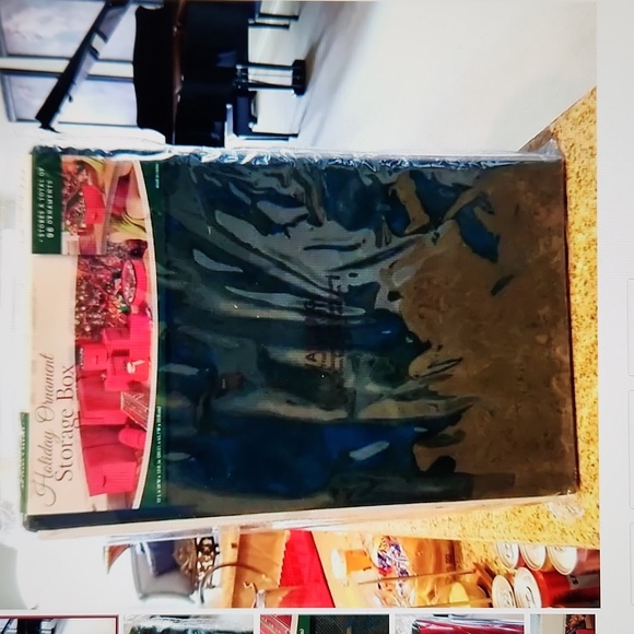 Holiday ornaments storage box - Picture 1 of 5